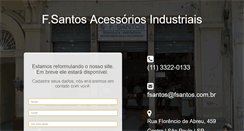 Desktop Screenshot of fsantos.com.br