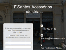 Tablet Screenshot of fsantos.com.br